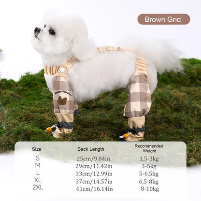 Ultimate Reflective Stripe Dog Pants for Safe and Stylish Strolls - Adjustable, Waterproof, and Dust-Proof Leggings