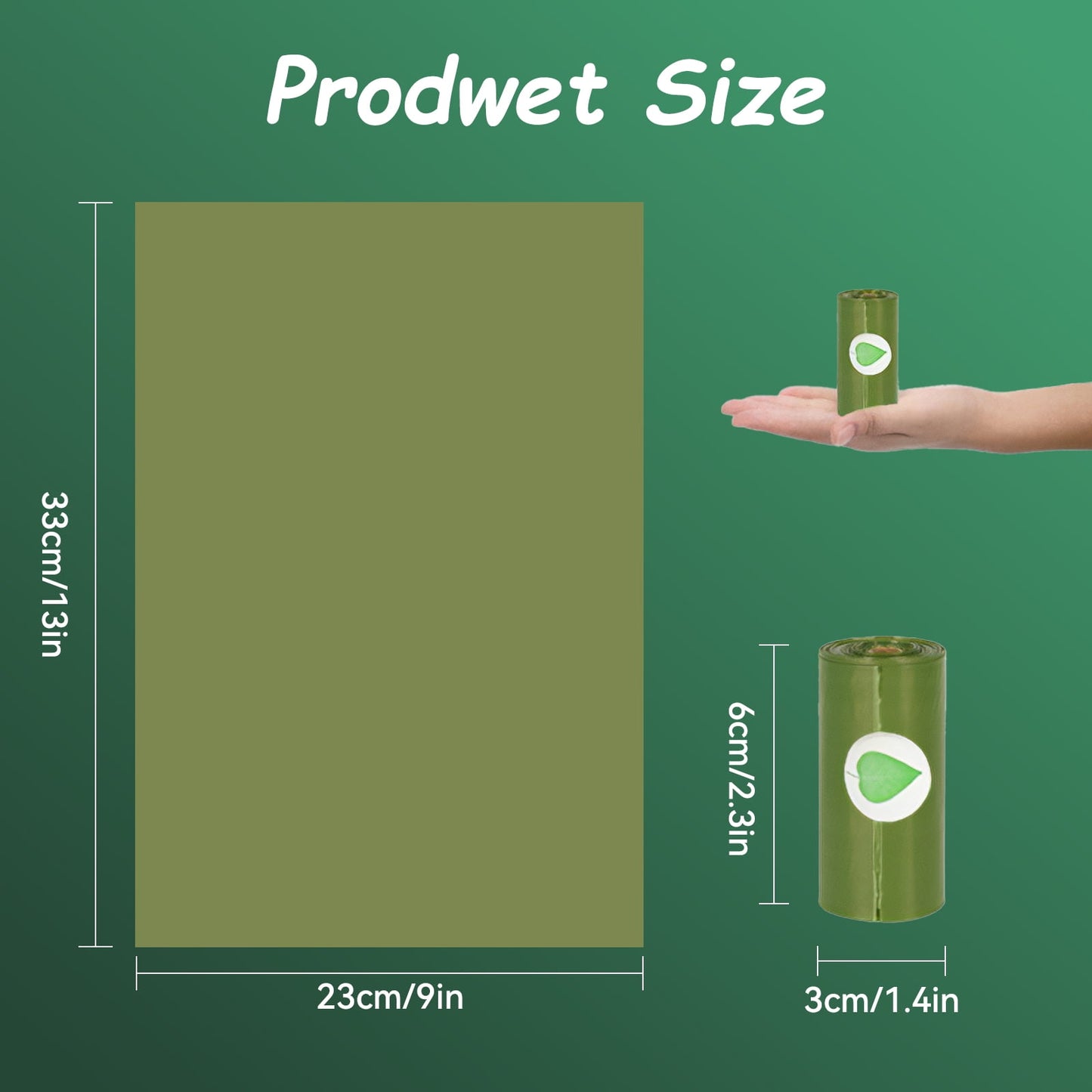 Eco-Friendly Dog Poop Bags - 300 Biodegradable Rolls with Lavender Scent, Leak-Proof and Extra Strong for All Dog Sizes