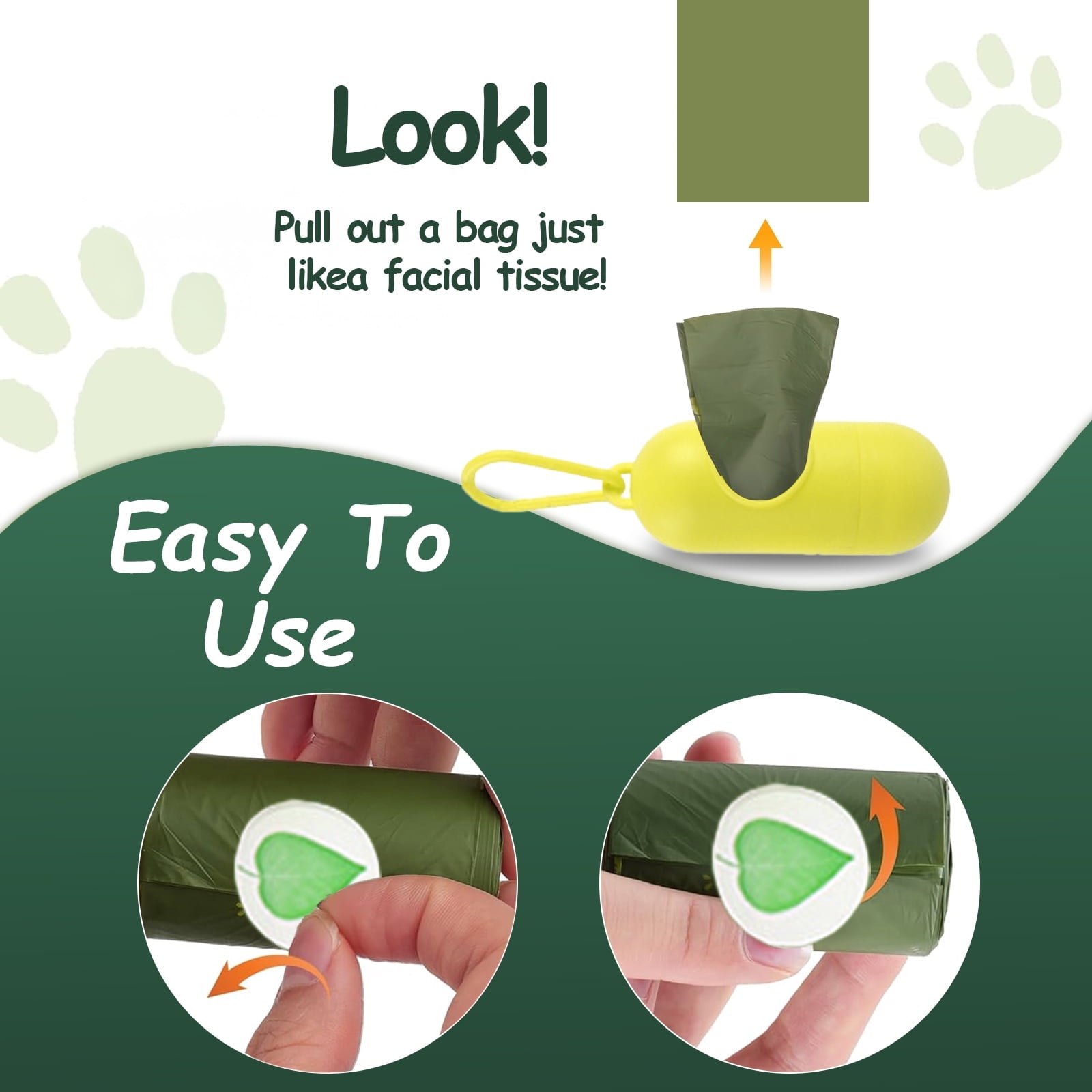 Eco-Friendly Dog Poop Bags - 300 Biodegradable Rolls with Lavender Scent, Leak-Proof and Extra Strong for All Dog Sizes