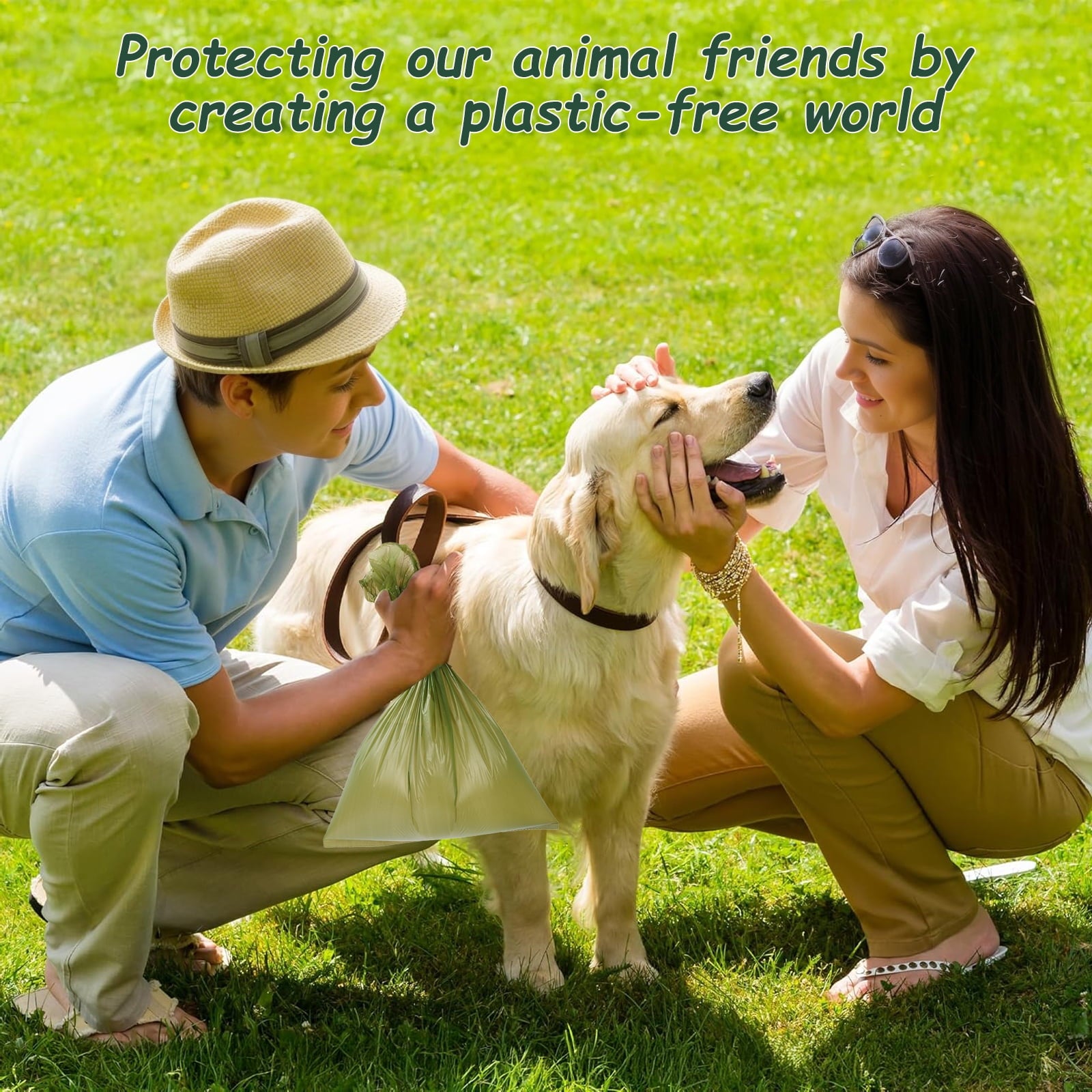 Eco-Friendly Dog Poop Bags - 300 Biodegradable Rolls with Lavender Scent, Leak-Proof and Extra Strong for All Dog Sizes