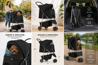 AdventureRide Pet Stroller