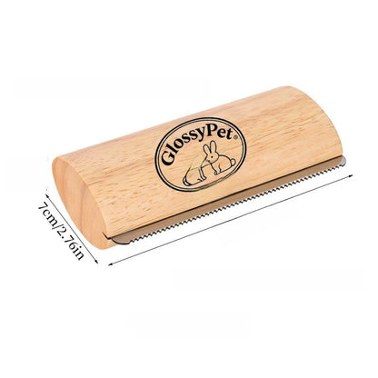 Wooden Pet Hair Removal Comb for Cats and Dogs