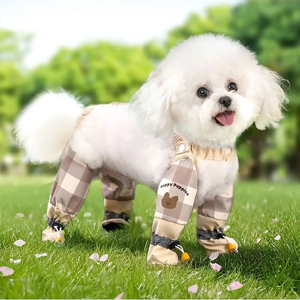 Ultimate Reflective Stripe Dog Pants for Safe and Stylish Strolls - Adjustable, Waterproof, and Dust-Proof Leggings
